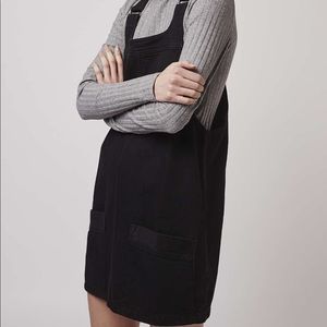 Topshop MOTO mini pinafore dress